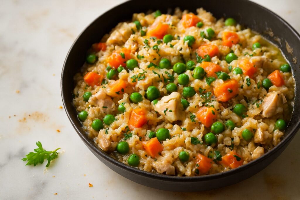 Crockpot Chicken Rice meal
