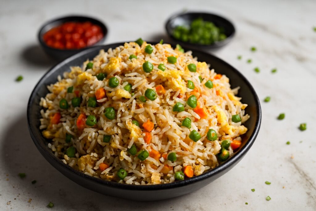Egg fried rice with Veggies