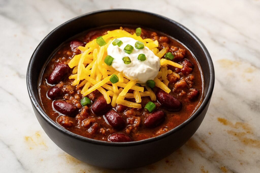Slow Cooker Turkey Chili