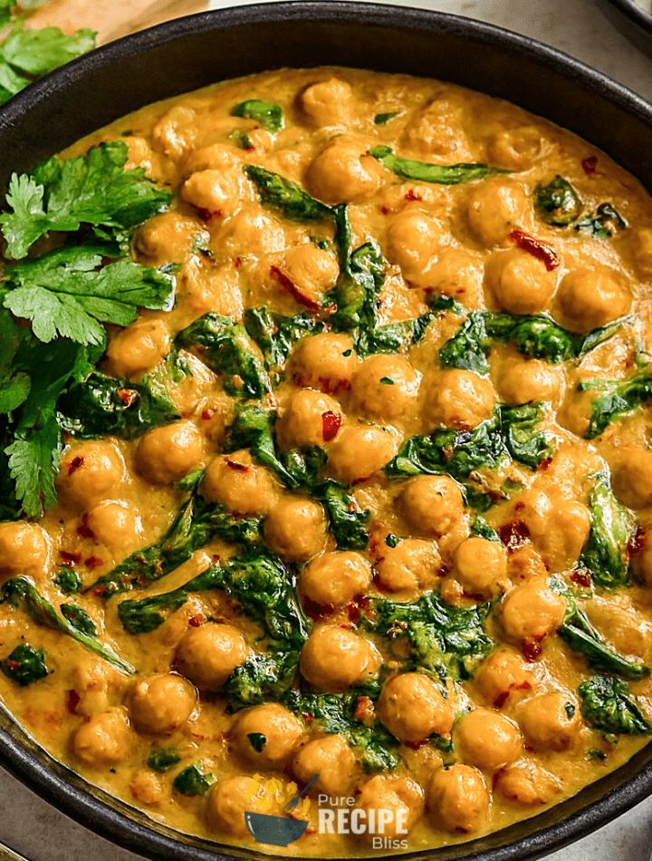 Chickpea and Spinach Curry post featured cover