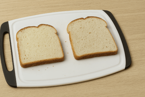 Classic Grilled Cheese Sandwich - Bread Prep