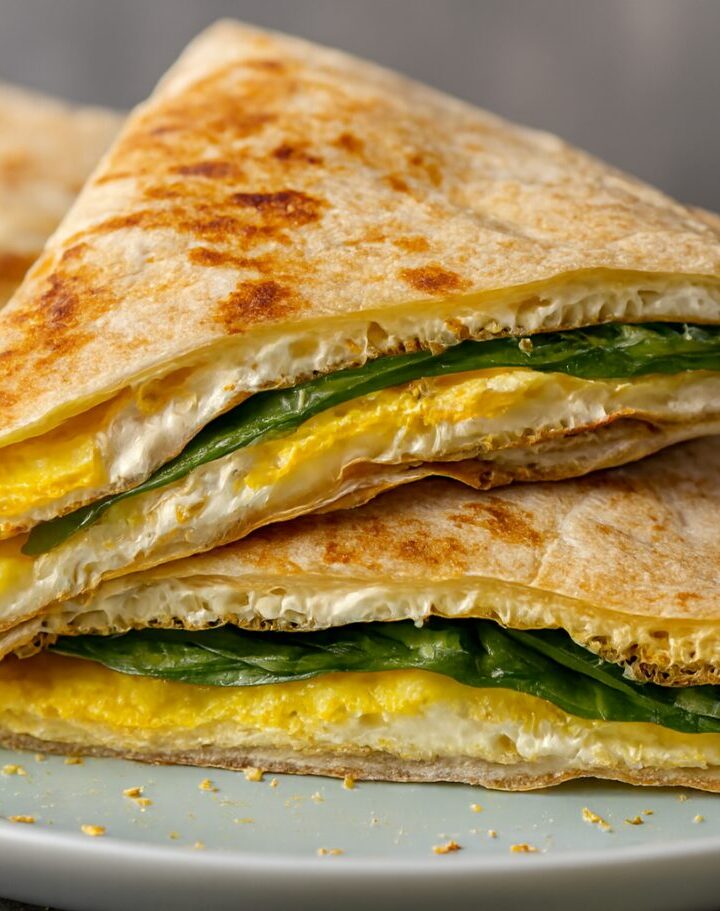 Egg and Spinach Breakfast Quesadilla Post cover