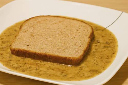 Step 3 - Dipping the bread
