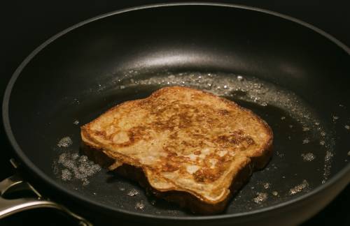 Step 4 - Cooking the toast