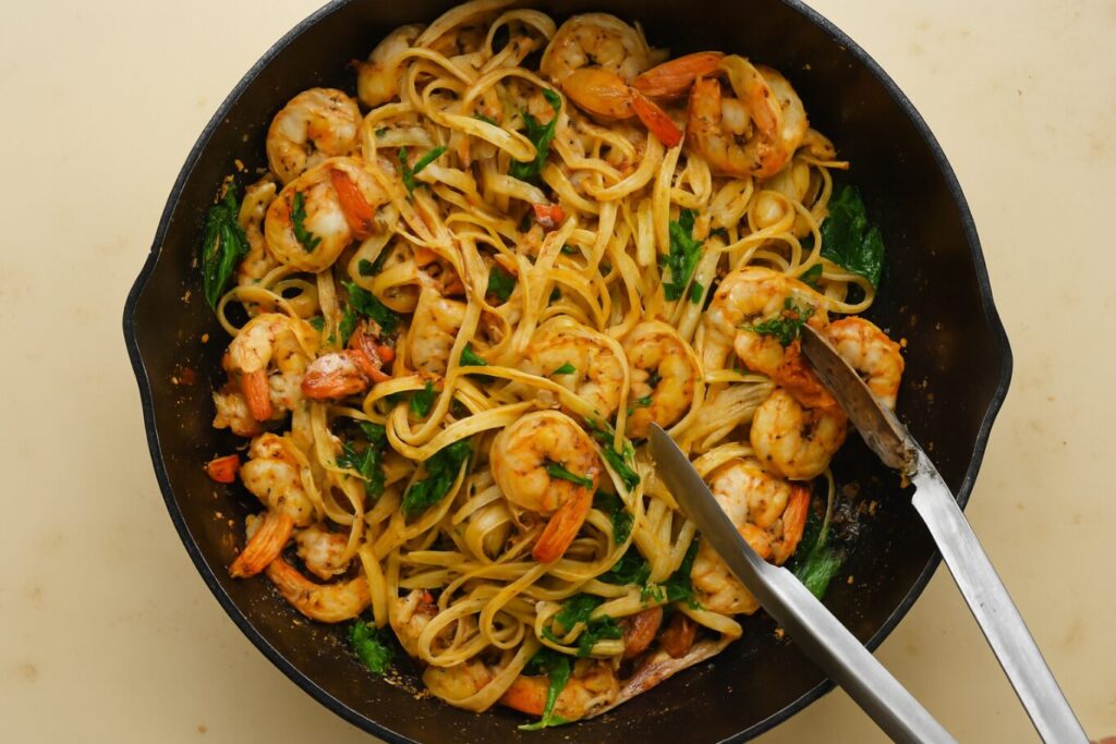 Garlic Butter Shrimp Pasta