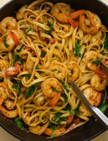 Garlic Butter Shrimp Pasta post cover
