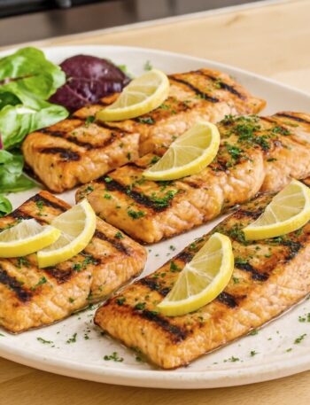 Grilled Salmon with Garlic Lime Butter post cover