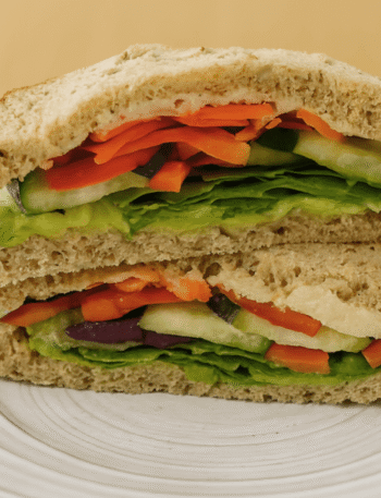 Veggie Hummus Sandwich Cover