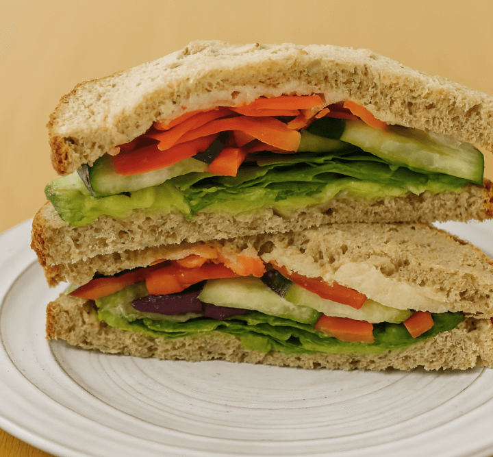 Veggie Hummus Sandwich Cover