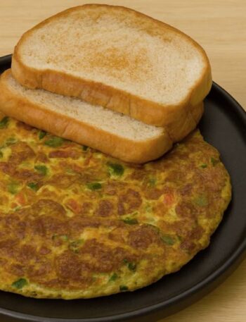 Indian Masala Omelette Blog Post Cover
