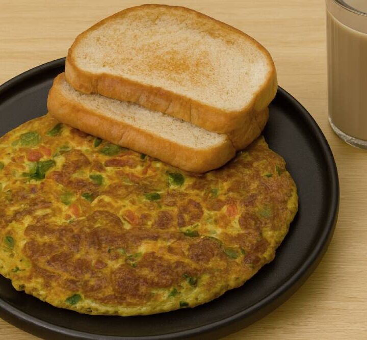 Indian Masala Omelette Blog Post Cover
