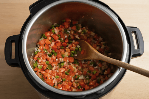 Sauté the veggies