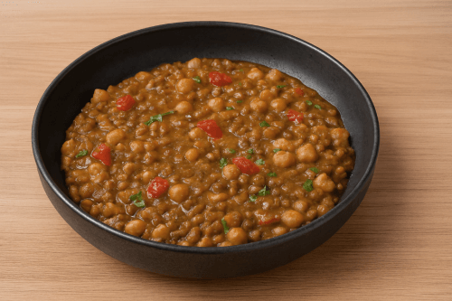 Instant Pot Lentil Curry serve