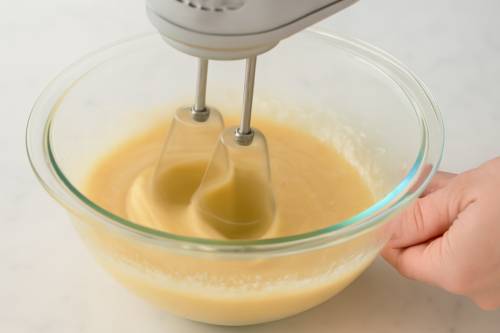 Step 4 - Mix bananas into the batter