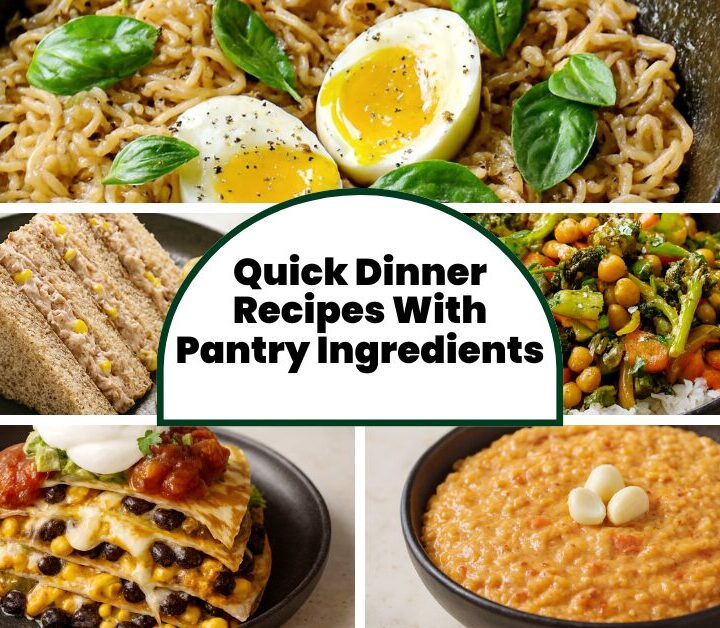 Quick Dinners You Can Make With Pantry Ingredients Post Cover