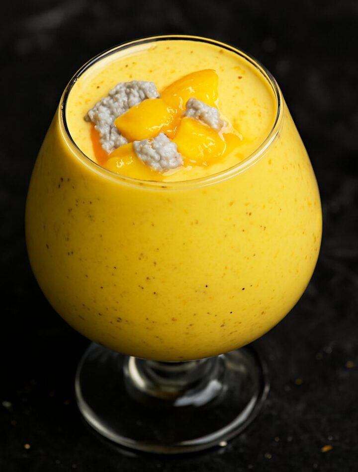 Mango Chia Seed Smoothie Blog Post Cover