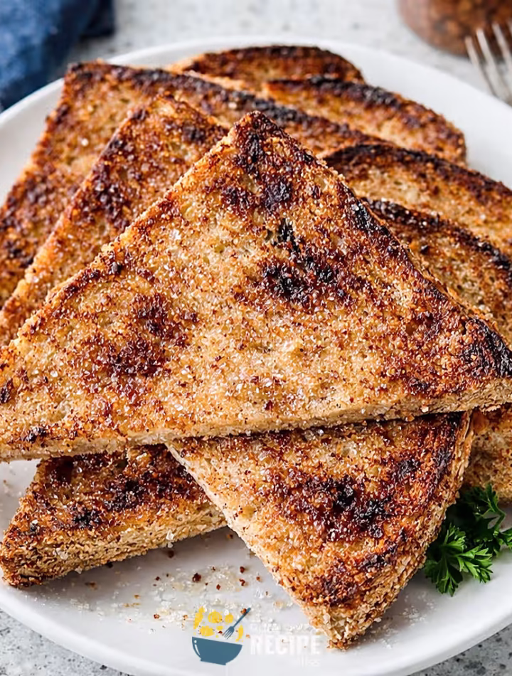 Cinnamon Sugar Toast recipe post featured image