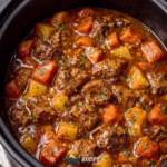Slow Cooker Beef Stew recipe post featured image
