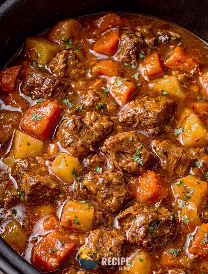 Slow Cooker Beef Stew recipe post featured image