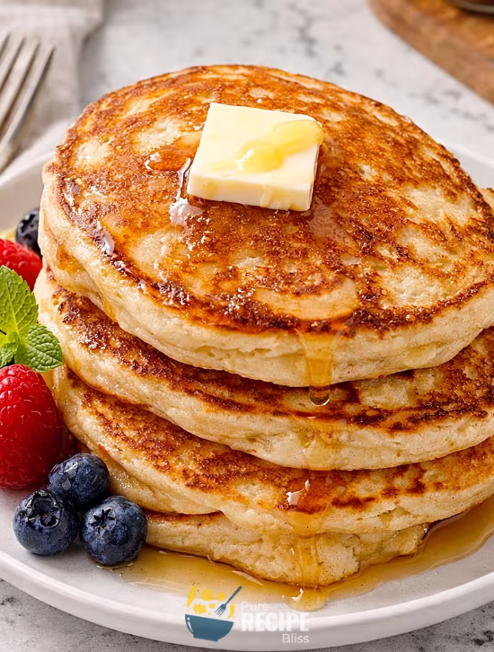 Fluffy Pancakes recipe post featured image