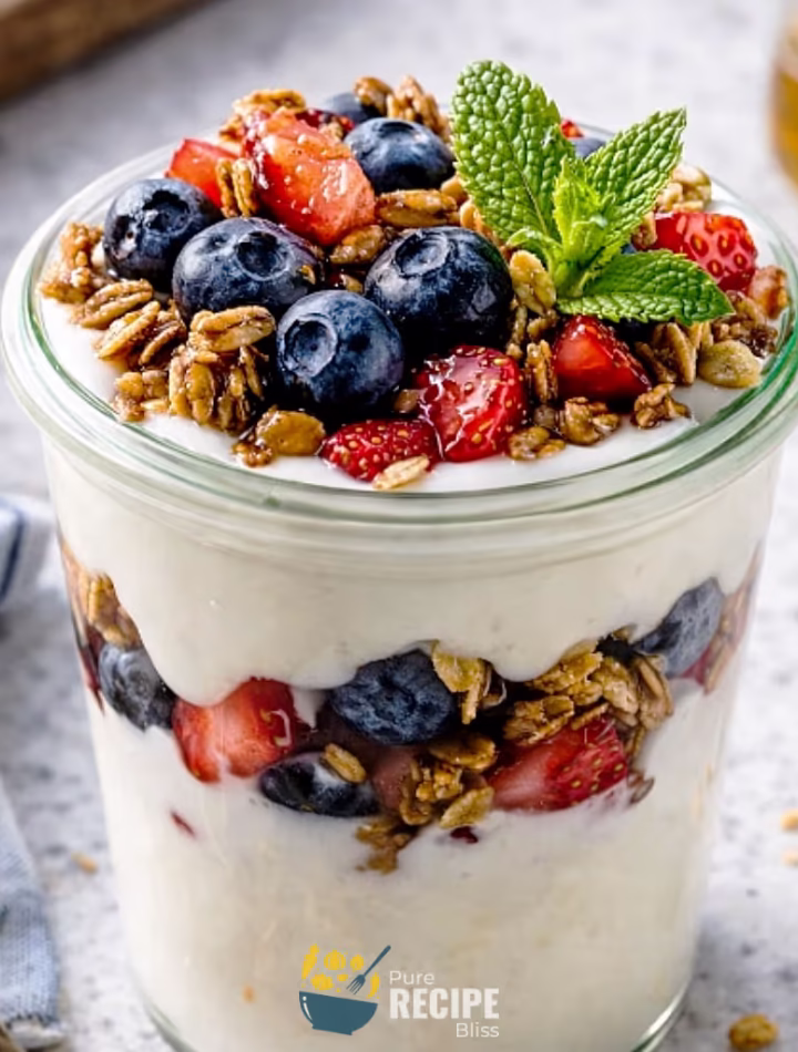 Greek Yogurt Parfait recipe post featured image