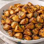 Roasted Parmesan Potatoes recipe post featured cover