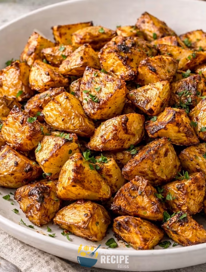 Roasted Parmesan Potatoes recipe post featured cover