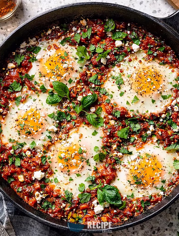 Shakshuka recipe post featured image