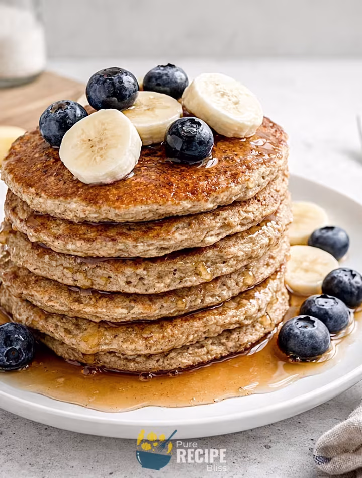 Featured post image for Banana Oatmeal Pancakes