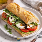 Featured post image for Caprese Sandwich with Homemade Pesto Aioli