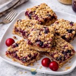 Cherry Crumble Bars recipe post featured image