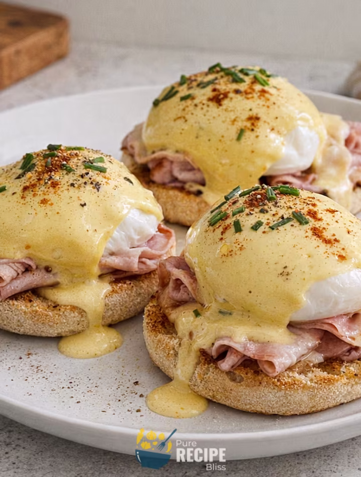 Featured post image for Eggs Benedict with Hollandaise Sauce