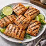 Featured post image for Grilled Salmon with Garlic Lime Butter
