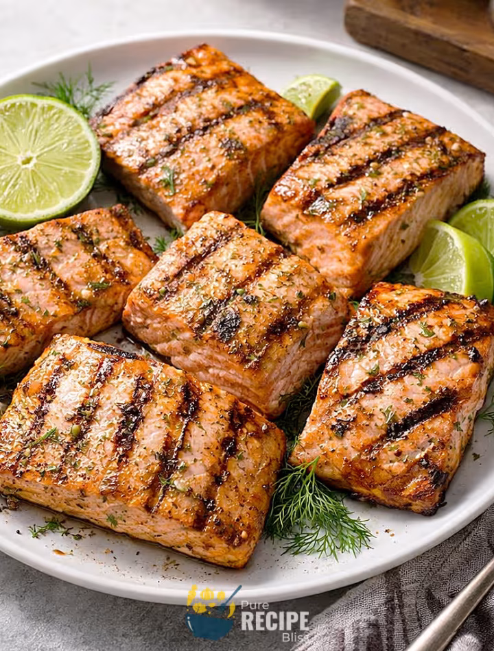 Featured post image for Grilled Salmon with Garlic Lime Butter