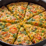 Italian Vegetable Frittata recipe post featured image
