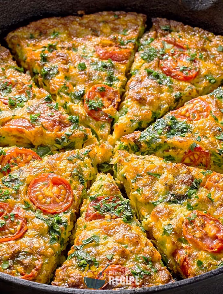 Italian Vegetable Frittata recipe post featured image