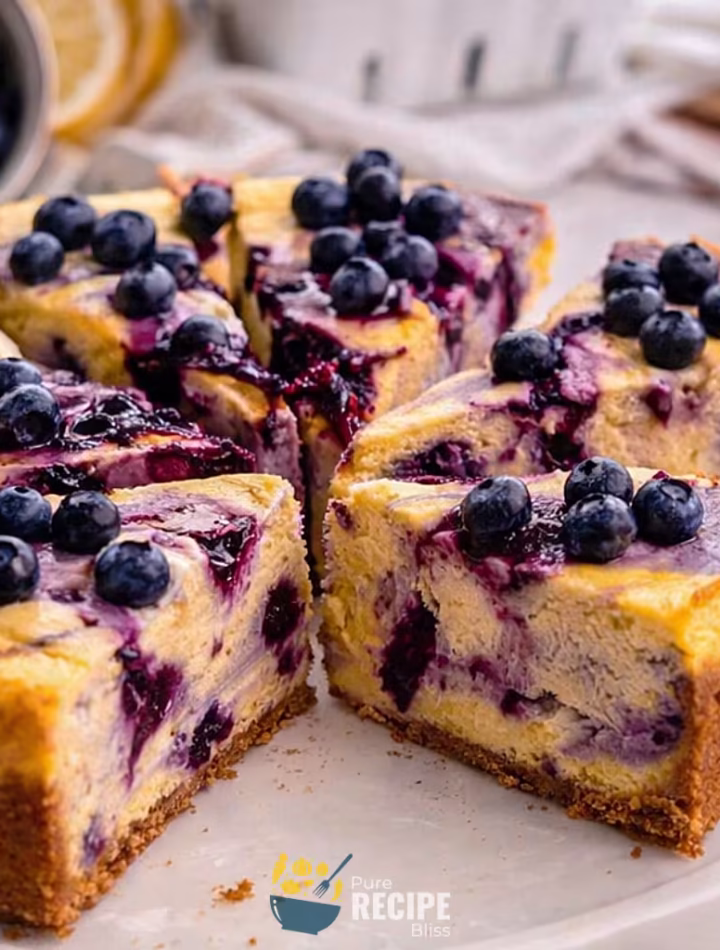 Featured post image for Lemon Blueberry Cheesecake