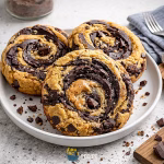 Featured post image for Peanut Butter Brownie Swirl Cookies